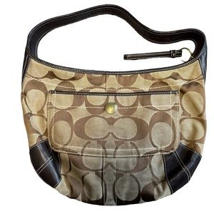 Coach signature ergo hobo handbag